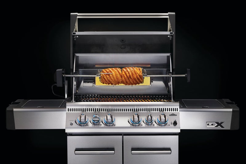 Napoleon Heavy Duty Rotisserie Kit for Large Grills - Fits Prestige PRO 500, P500, and LEX 485 Gas Grills, Fits Grill Heads Up To 31 Inches Wide, Square Spit Rod - Image 4